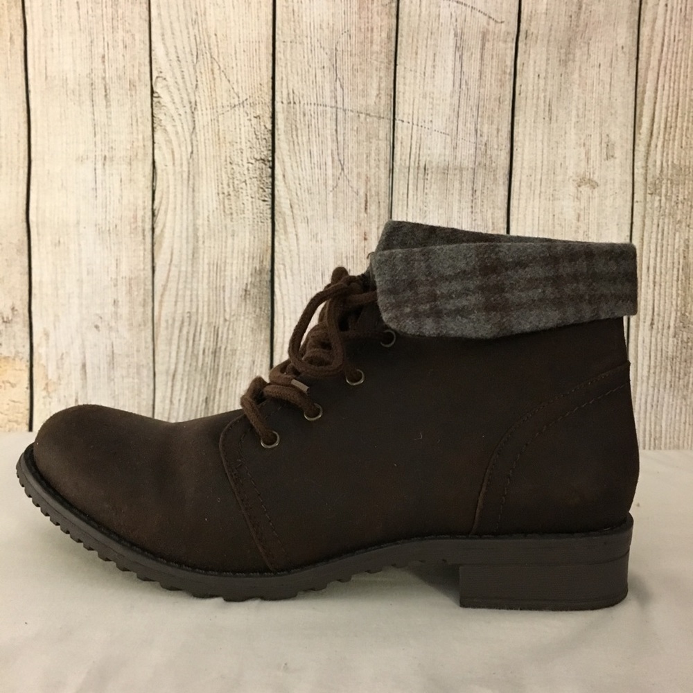 Brown Combat Booties - Picture 3 of 5